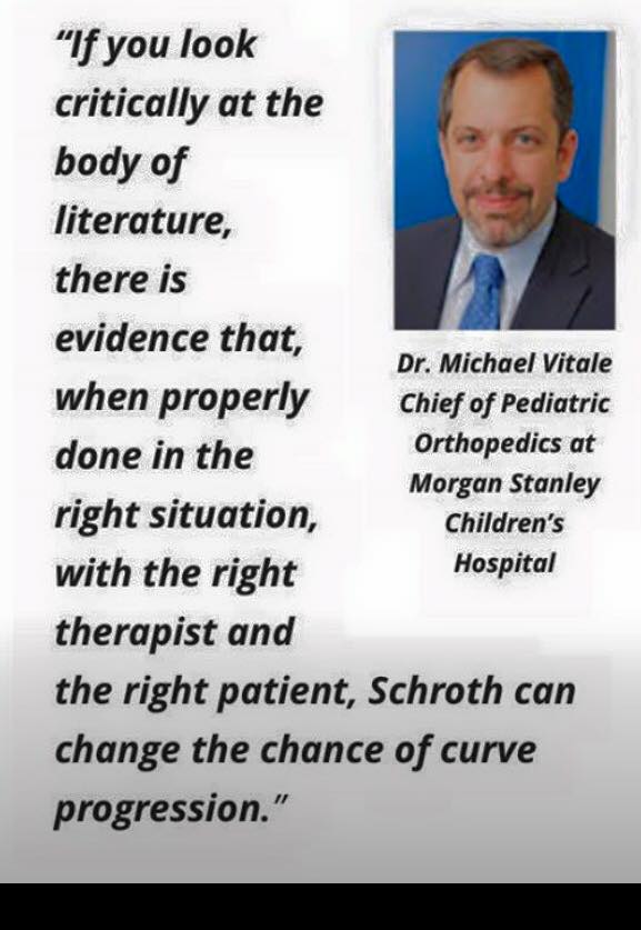 Doctor on Schroth therapy
