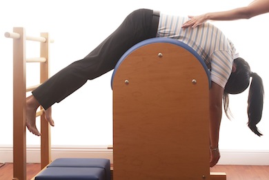 Pilates Ladder Barrel Exercise