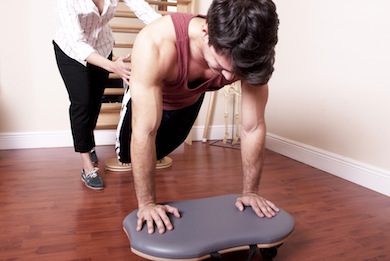 Pilates exercise on the Orbit